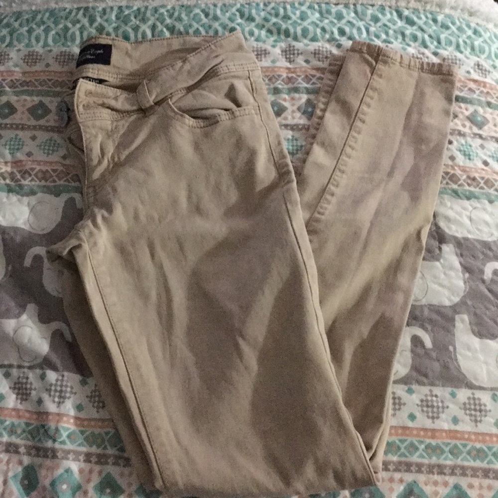 American eagle size 0 supper stretch skinny